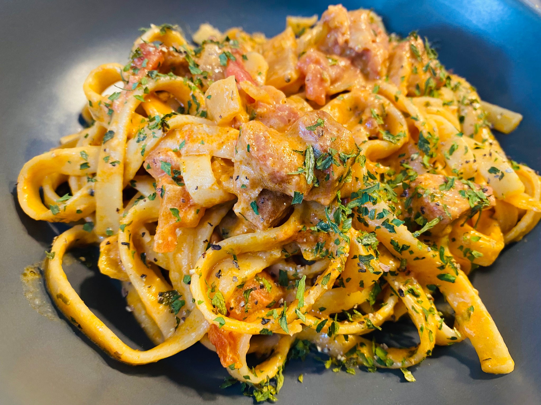 Creamy Chorizo Sausage Pasta