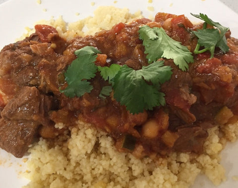(Moroccan Fish Tagine with Couscous