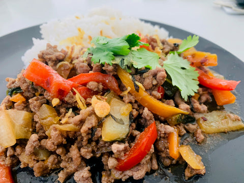 Sizzling Thai Basil Beef Stir Fry