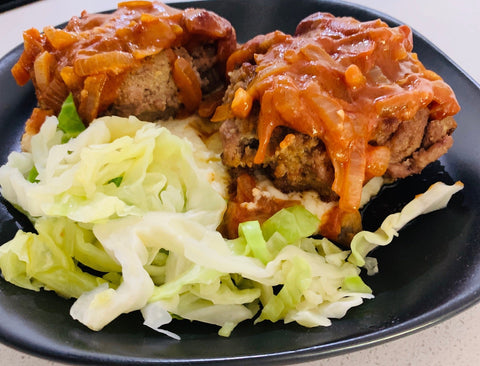 Meal Kit- Salisbury Steak with Cauli Mash - Keto - GF