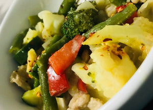 Meal Kit- Asian Green Chicken Curry with Rice - GF