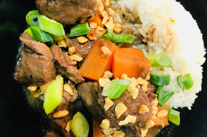 Beef Massaman Curry with Rice - GF - frozen