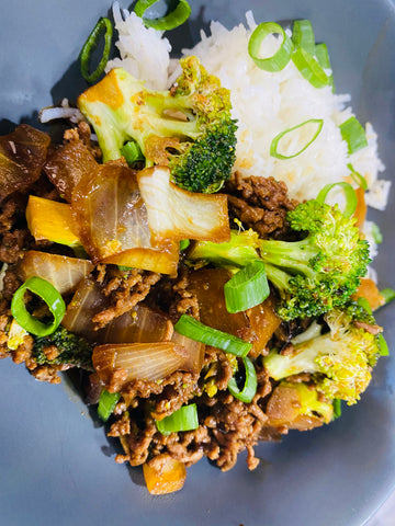 Chinese Beef and Broccoli with Rice- GF