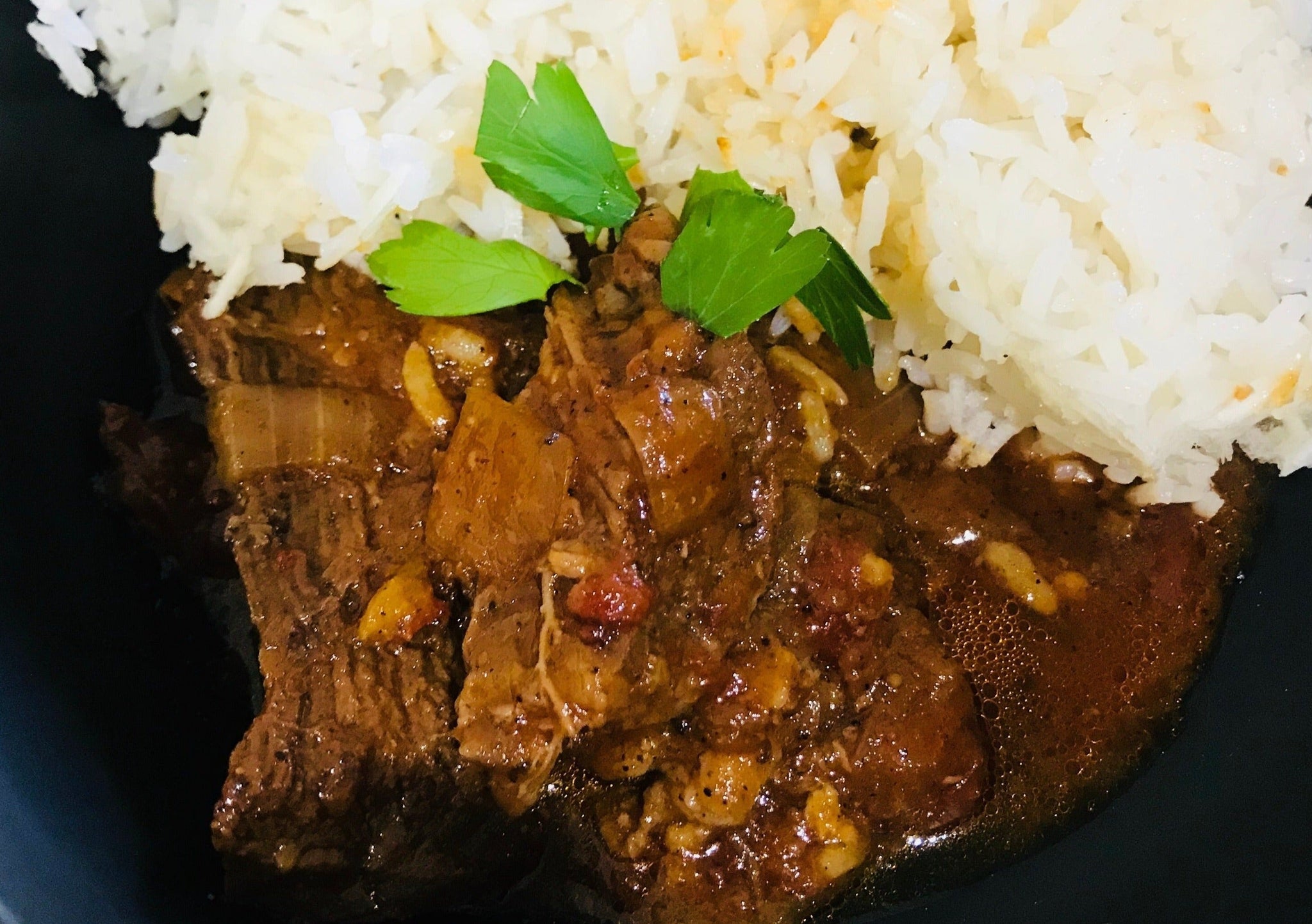 Persian Style Beef with Rice