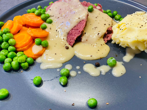 Corned Beef with Vegetables and White sauce- frozen